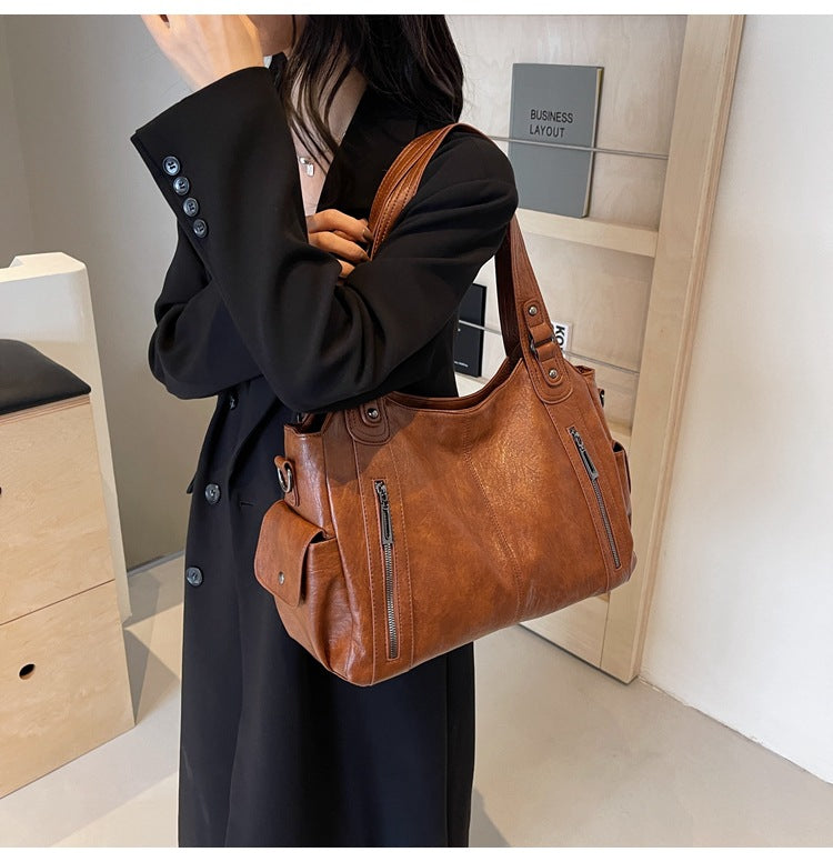 Sac à main femme élégant en PU avec compartiments intérieurs – Pratique et moderne