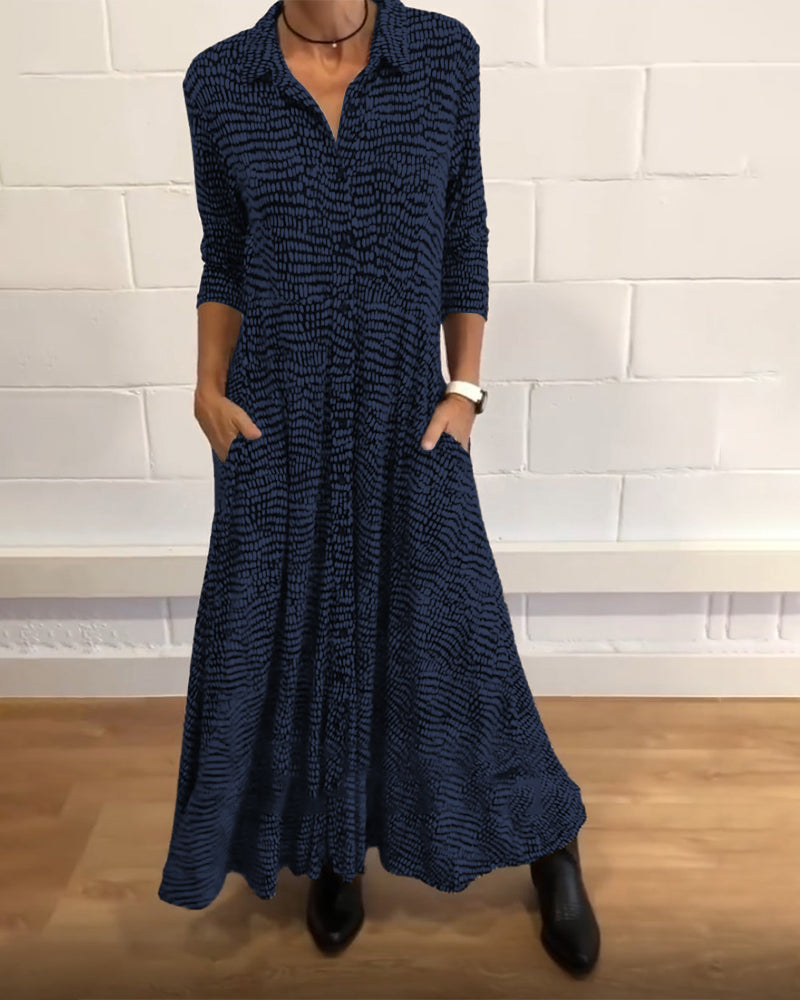 Robe longue femme vintage bohème – Élégante, flatteuse et polyvalente