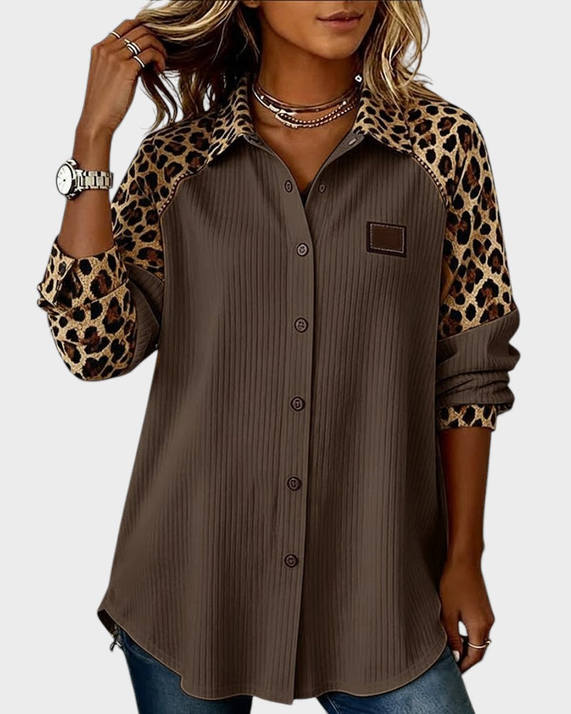 Chemise femme imprimé léopard | Décontractée & chic