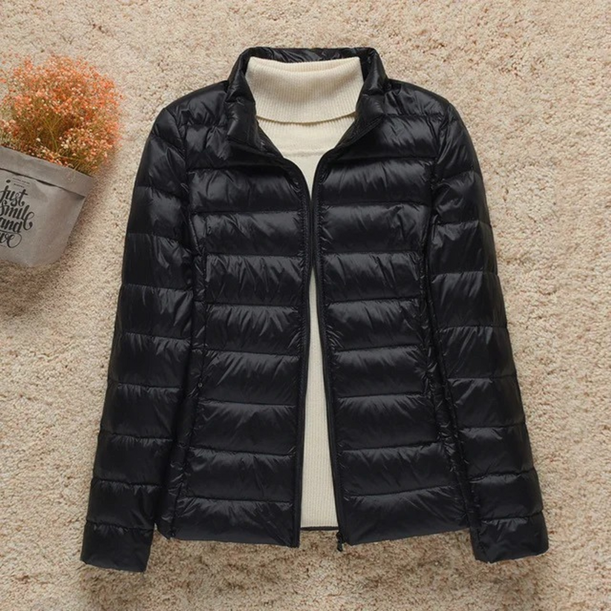 Veste Matelassée Légère Femme Avec Capuche Fonctionnelle Pour Usage Quotidien