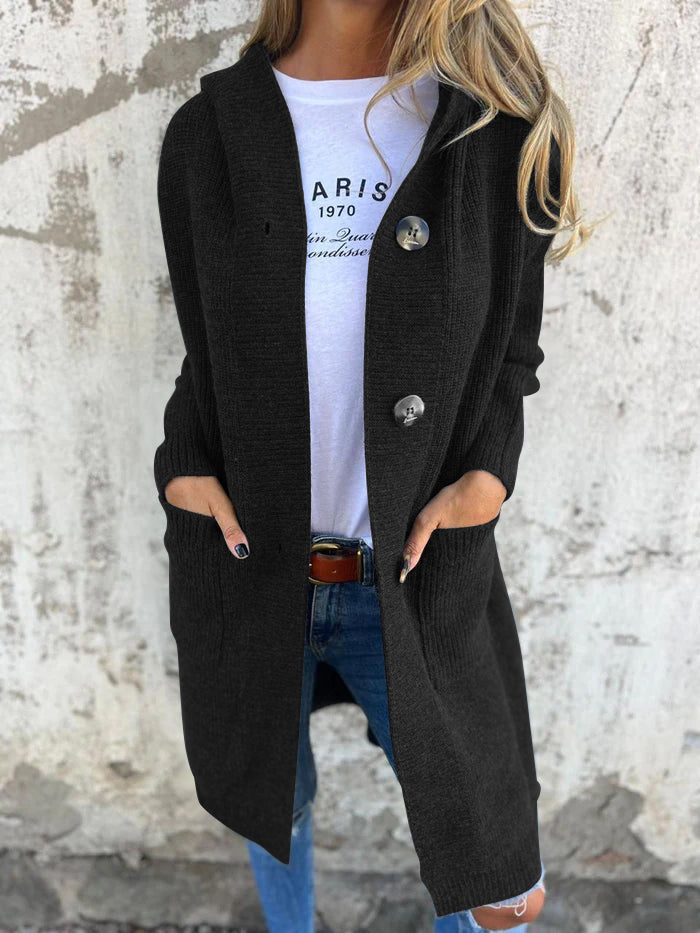 Cardigan long en maille femme – coupe ample, doux et élégant pour toutes les saisons