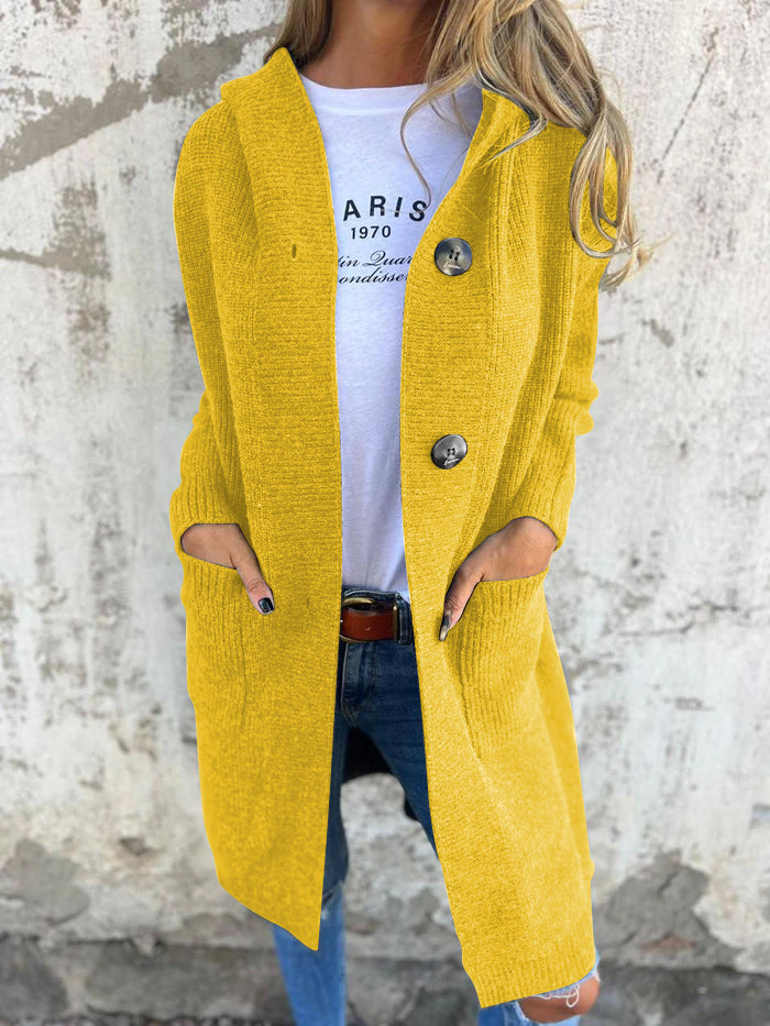 Cardigan long en maille femme – coupe ample, doux et élégant pour toutes les saisons