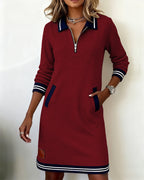 Robe Femme Manches Longues Chic | Automne & Hiver