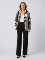 Sylvie | Veste matelassée à imprimé zébré