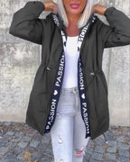 Trench-coat long à capuche femme – Léger, coupe ample, style moderne