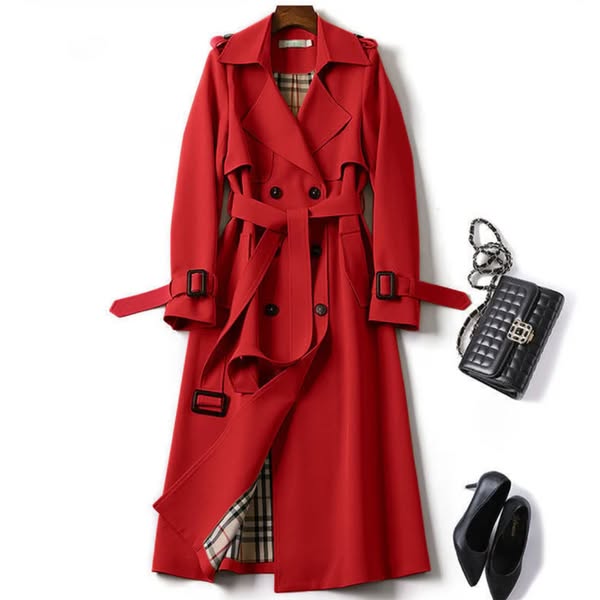 Trench-coat femme ceinturé imperméable – manteau mi-saison élégant et fonctionnel