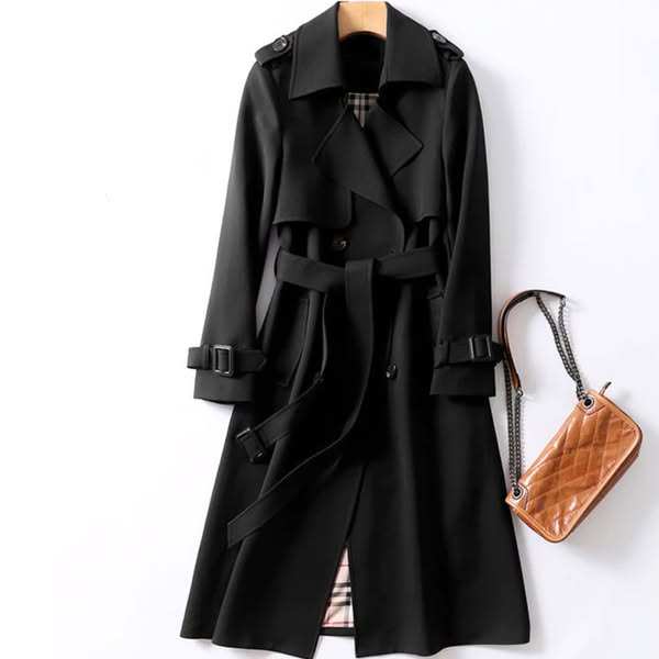 Trench-coat femme ceinturé imperméable – manteau mi-saison élégant et fonctionnel
