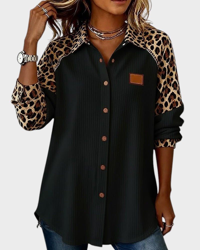 Chemise femme imprimé léopard | Décontractée & chic