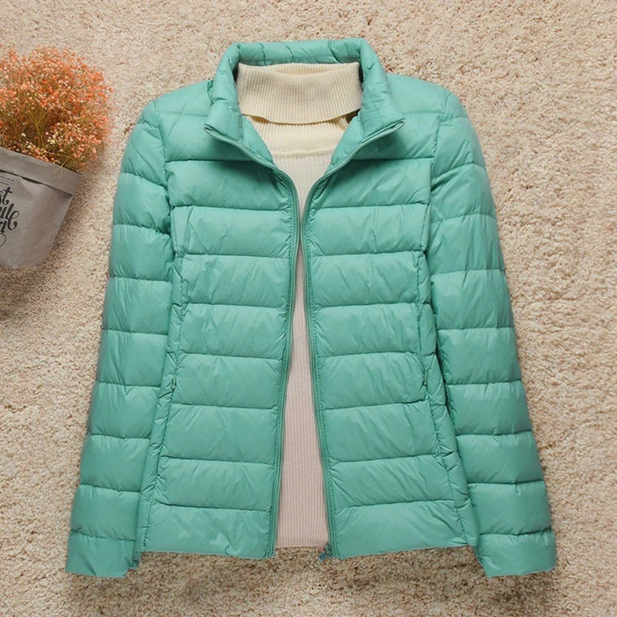 Veste Matelassée Légère Femme Avec Capuche Fonctionnelle Pour Usage Quotidien