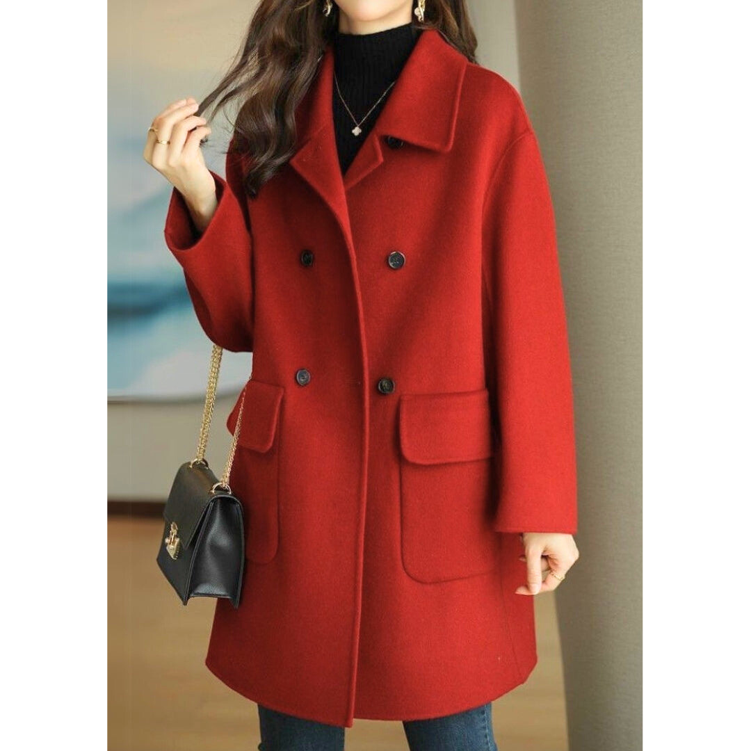 Manteau mi-long femme cintré – Élégant et coupe-vent