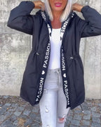 Trench-coat long à capuche femme – Léger, coupe ample, style moderne