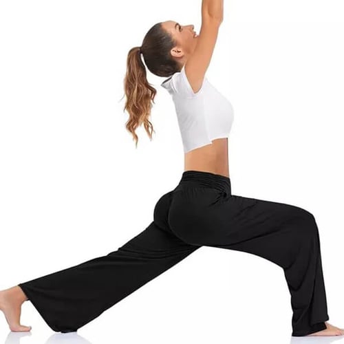 Pantalon de yoga femme fluide – pantalon large confortable pour sport et détente