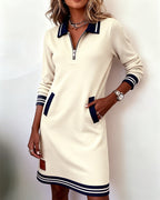 Robe Femme Manches Longues Chic | Automne & Hiver