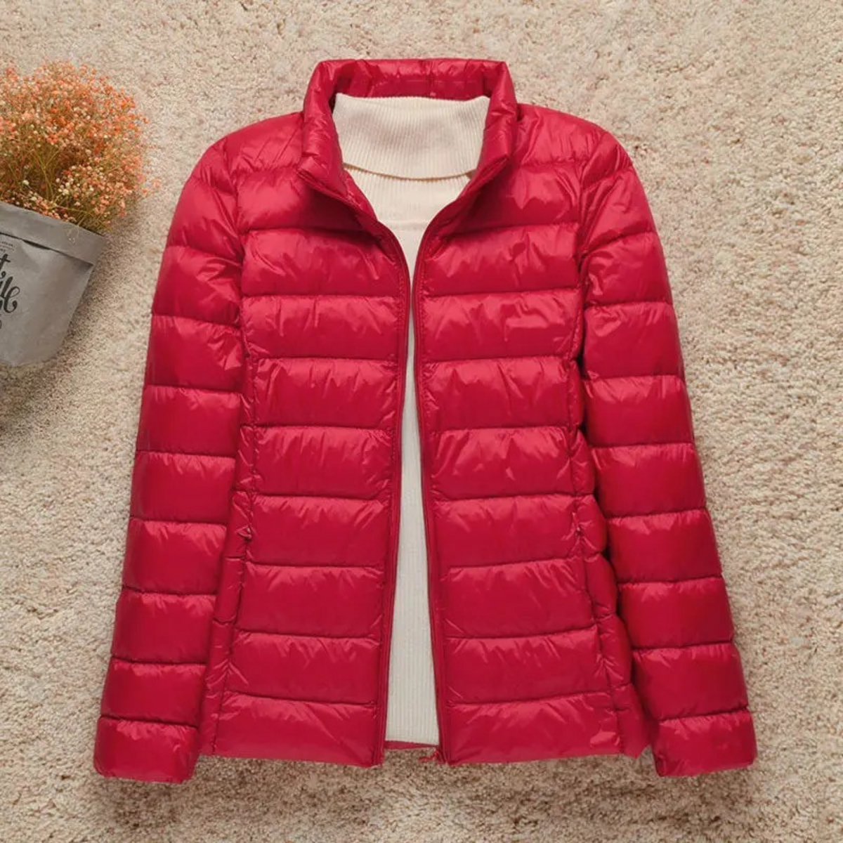 Veste Matelassée Légère Femme Avec Capuche Fonctionnelle Pour Usage Quotidien