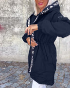 Trench-coat long à capuche femme – Léger, coupe ample, style moderne