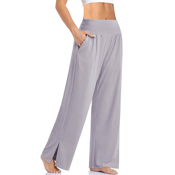Pantalon de yoga femme fluide – pantalon large confortable pour sport et détente