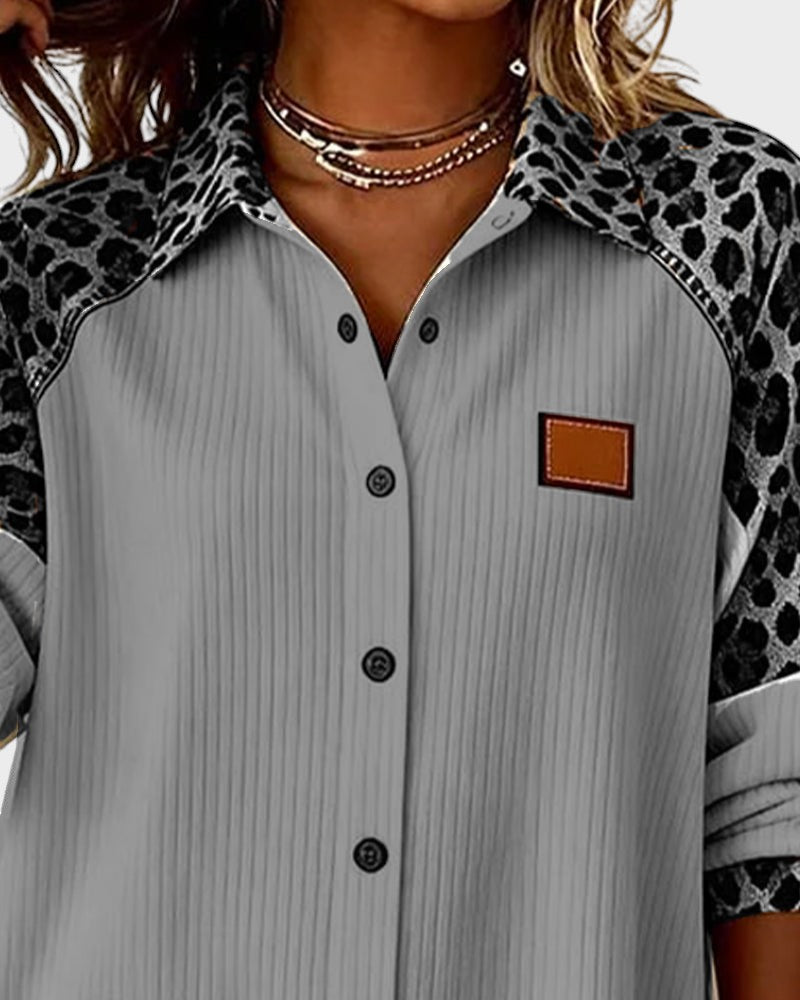 Chemise femme imprimé léopard | Décontractée & chic