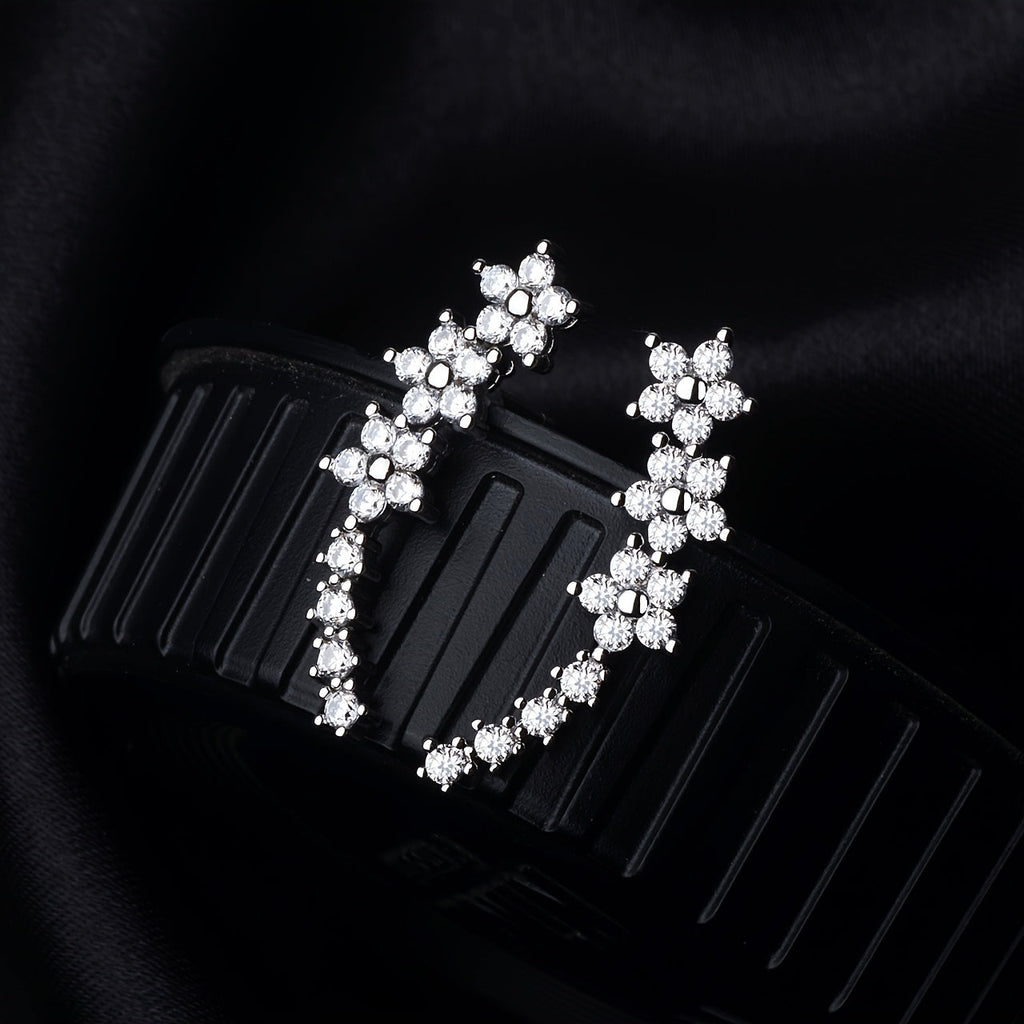 Boucles d'oreilles florales intemporelles