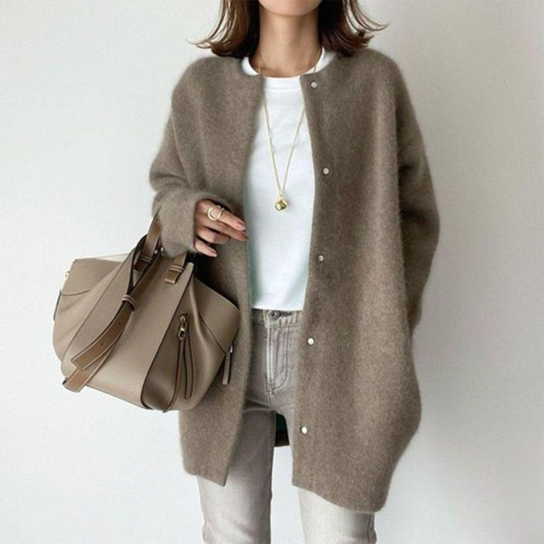 Cardigan femme en cachemire doux – élégant, léger et chaud pour un style raffiné