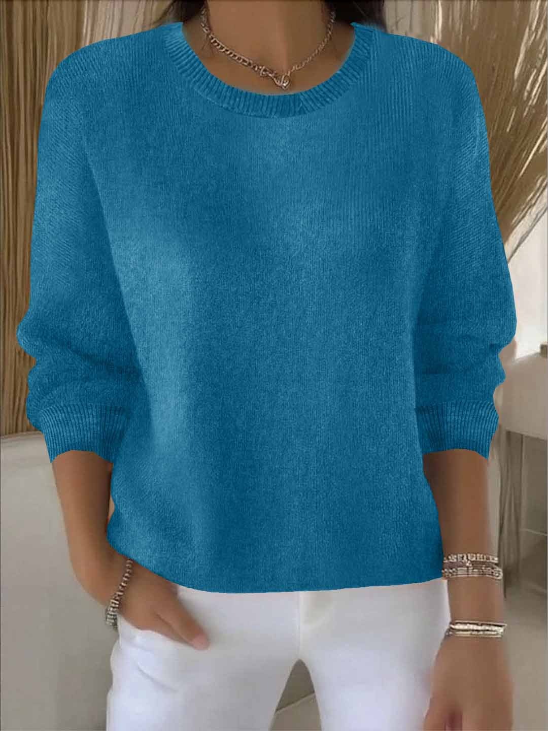 Pull en tricot doux pour femme élégant et confortable au quotidien
