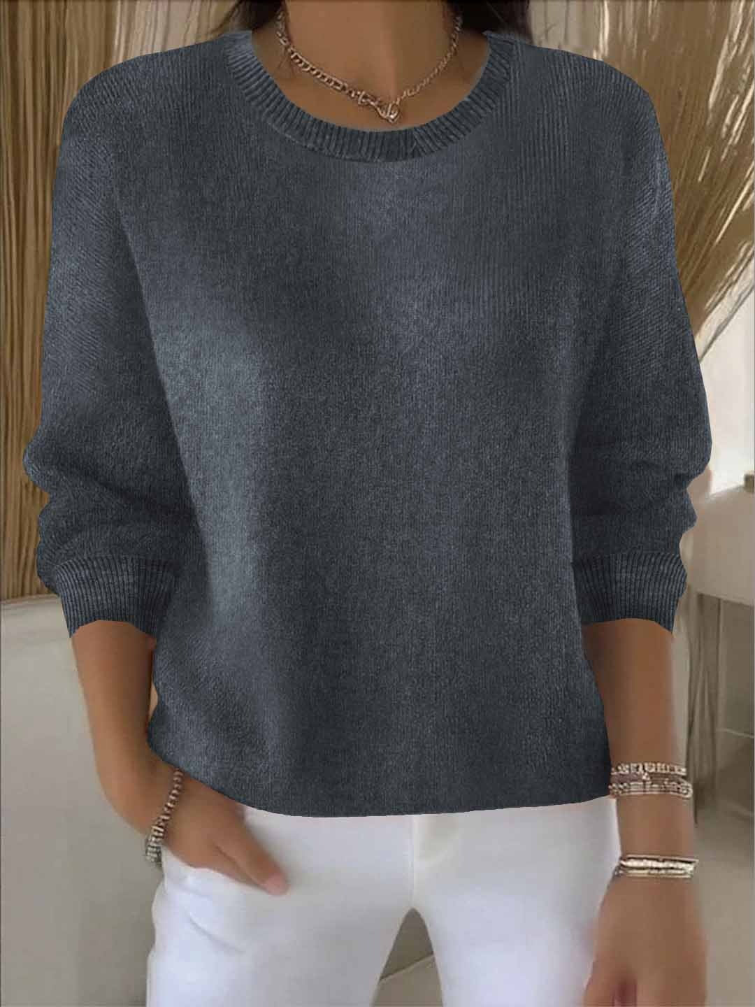 Pull en tricot doux pour femme élégant et confortable au quotidien