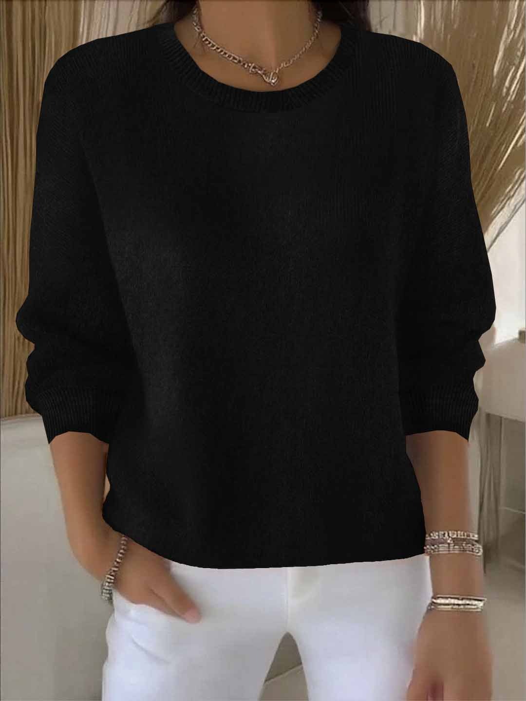 Pull en tricot doux pour femme élégant et confortable au quotidien