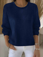 Pull en tricot doux pour femme élégant et confortable au quotidien