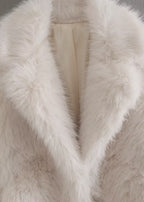 Manteau femme hiver fausse fourrure coupe élégante douce usage quotidien