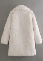 Manteau femme hiver fausse fourrure coupe élégante douce usage quotidien