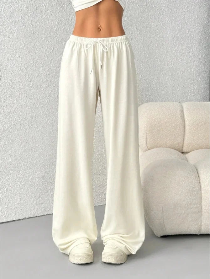 Pantalon Jogging Large Femme au Style Décontracté et Confortable