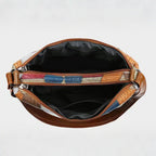 Sac à main en cuir patchwork artisanal – Design mosaïque élégant et unique