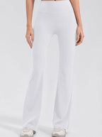 Legging flare femme taille haute – legging extensible micro évasé pour sport et quotidien