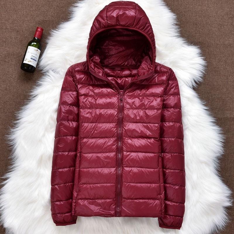 Doudoune légère femme à capuche – veste matelassée compacte pour mi-saison et hiver