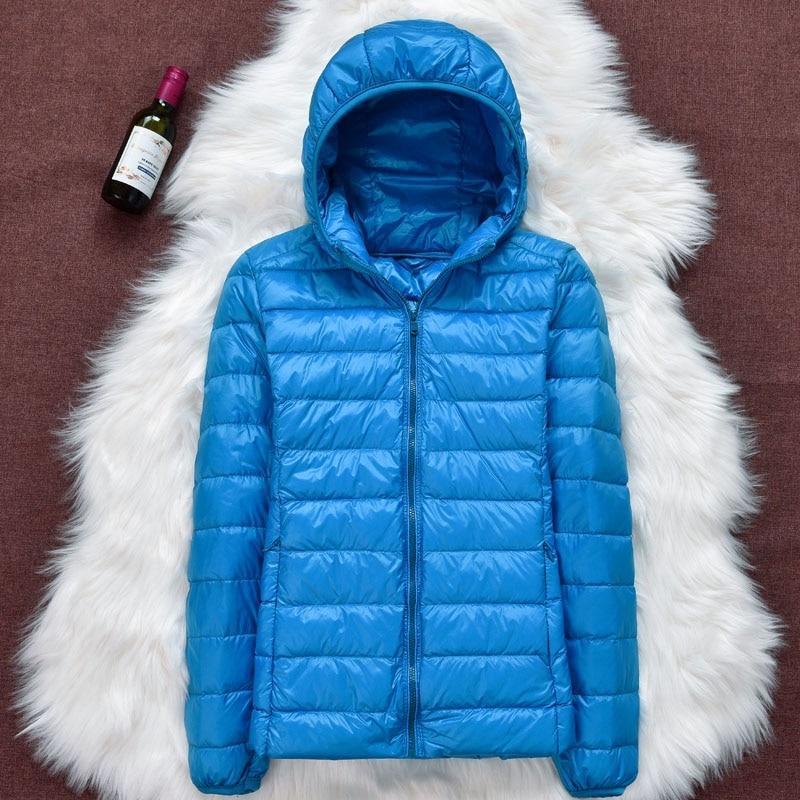 Doudoune légère femme à capuche – veste matelassée compacte pour mi-saison et hiver