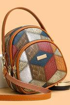 Sac femme patchwork avec bandoulière ajustable