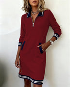 Robe Femme Manches Longues Chic | Automne & Hiver