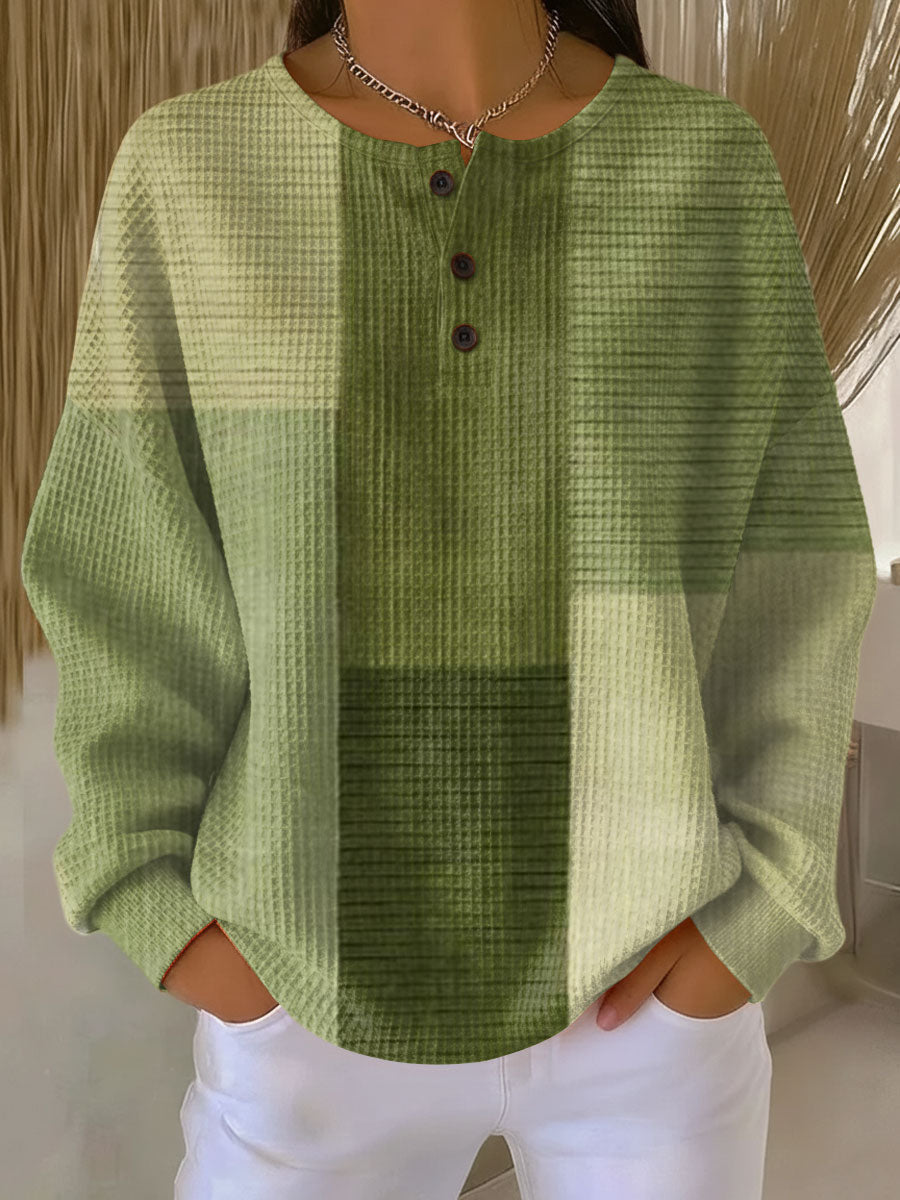 Pull Femme Chaud en Tricot Waffle | Confort & Douceur