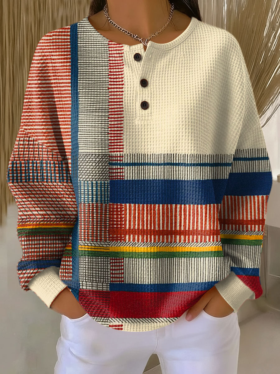 Pull Femme Chaud en Tricot Waffle | Confort & Douceur