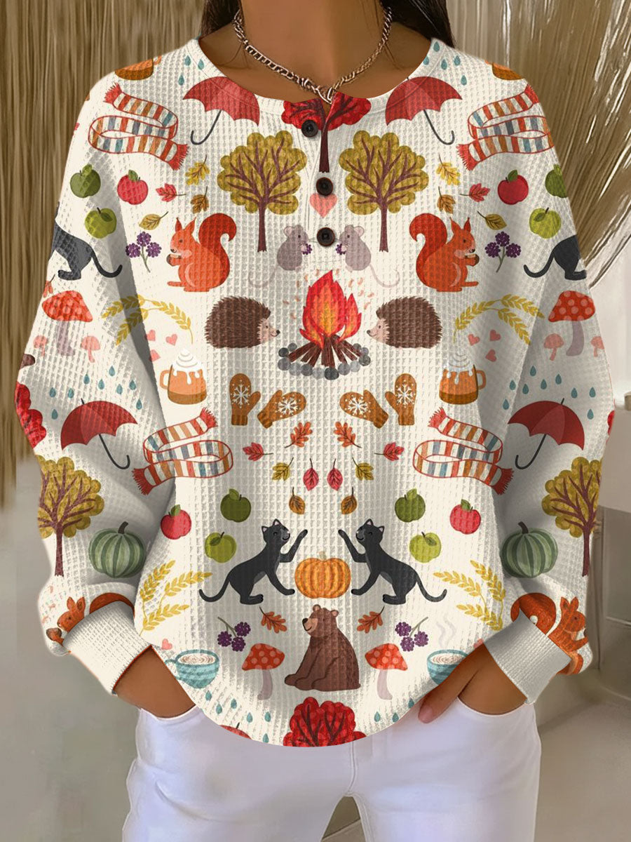 Pull Femme Chaud en Tricot Waffle | Confort & Douceur