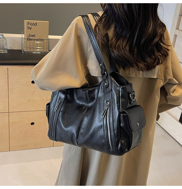 Sac à main femme élégant en PU avec compartiments intérieurs – Pratique et moderne