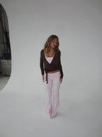Legging flare femme taille haute extensible coupe évasée confort quotidien