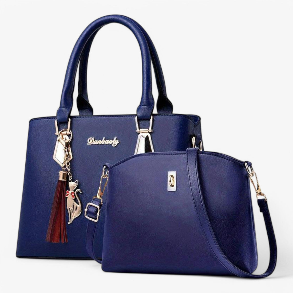 Sac À Main Femme Ensemble Élégant Avec Bandoulière Assortie