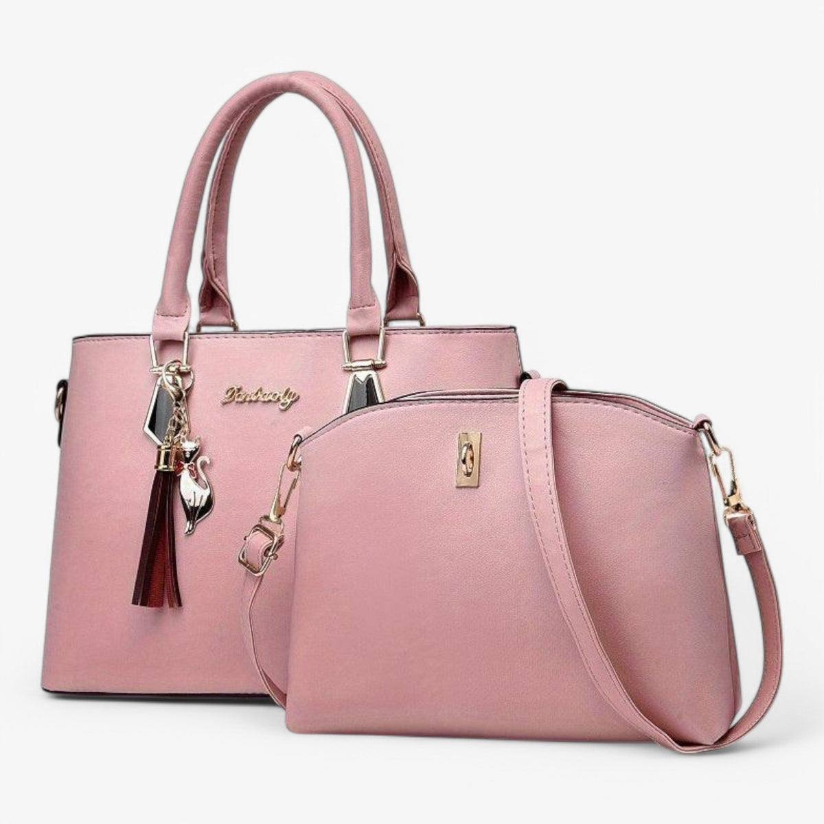 Sac À Main Femme Ensemble Élégant Avec Bandoulière Assortie