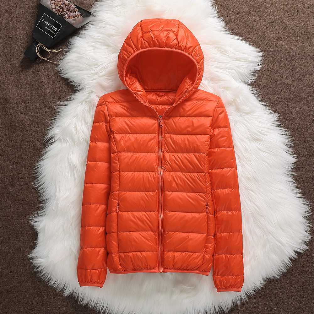 Doudoune légère femme à capuche – veste matelassée compacte pour mi-saison et hiver
