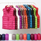 Gilet léger plissé femme – Rembourrage en plumes, élégant