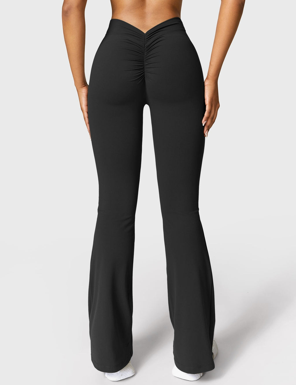 Legging Flare Sculptant Femme – Legging Taille Haute Avec Effet Scrunch