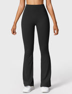 Legging Flare Sculptant Femme – Legging Taille Haute Avec Effet Scrunch