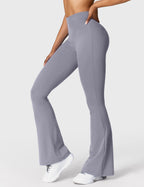 Legging Flare Sculptant Femme – Legging Taille Haute Avec Effet Scrunch