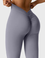 Legging Flare Sculptant Femme – Legging Taille Haute Avec Effet Scrunch