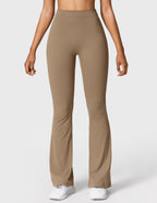 Legging Flare Sculptant Femme – Legging Taille Haute Avec Effet Scrunch